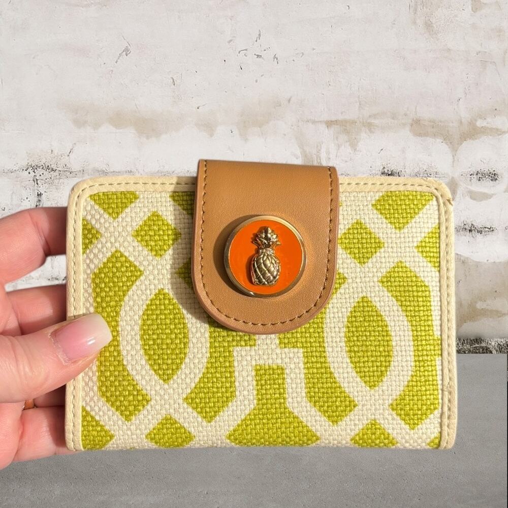 Spartina 449 Heyward Lime & Cream Crossbody Bag with Wallet NWOT - Picture 8 of 11